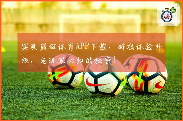 实测熊猫体育APP下载，游戏体验升级，老玩家必知的秘密！